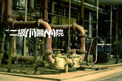 “二級(jí)醫(yī)院污水處理，綠色守護(hù)，健康同行”